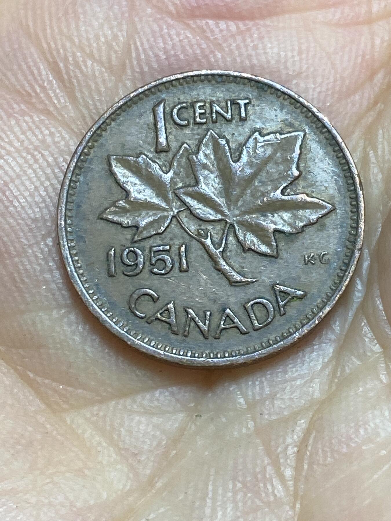 2025年第八十五场(总第一百一十一场）外国好品散币(免佣金) 加拿大🇨🇦1951年1分(乔治六世第二版)