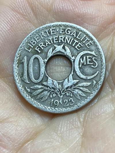 2025年第八十五场(总第一百一十一场）外国好品散币(免佣金) - 法国🇫🇷1923年10生丁
