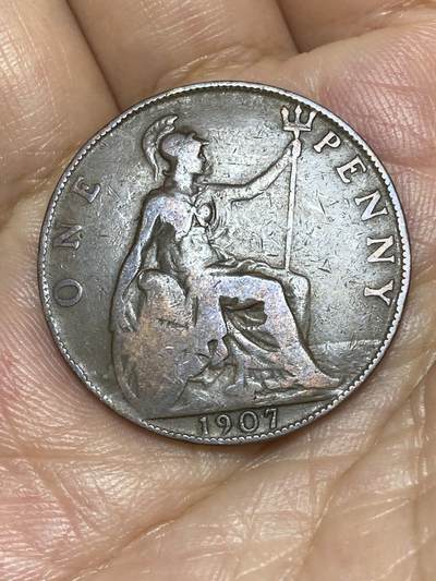 2025年第八十五场(总第一百一十一场）外国好品散币(免佣金) - 英国🇬🇧1907年1便士(爱德华七世时期)