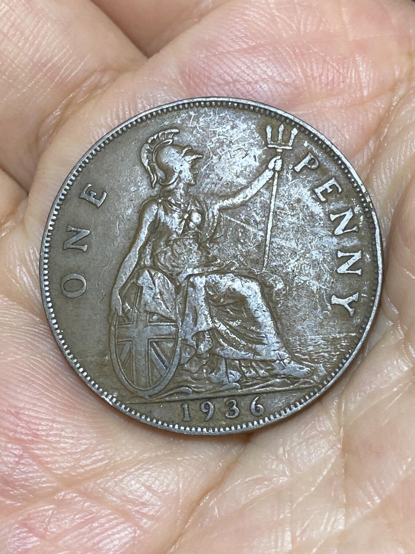 2025年第八十五场(总第一百一十一场）外国好品散币(免佣金) 英国🇬🇧1936年1便士(乔治五世逝世年，第三版关门年)