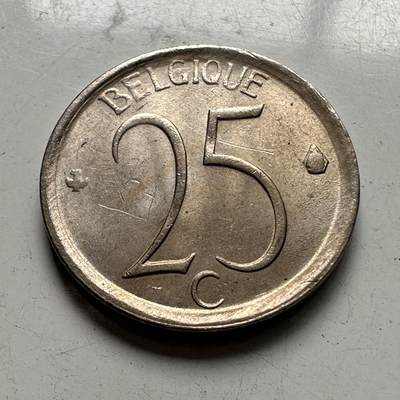 🌹外币初藏🌹🐯2025年第96场 周二无佣金特价场 - 比利时1969年25分