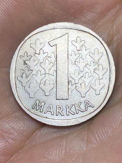 2025年第八十五场(总第一百一十一场）外国好品散币(免佣金) - 芬兰🇫🇮1977年1马克(K标)