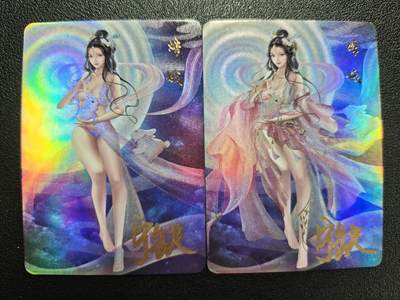 天玑星卡拍第119期《9.4周四截拍》持续收拍收评中 满赠卡需备注 - 【亲签卡】宁缺卡牌 神话传说 嫦娥 彩闪 两张