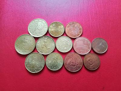 【云涧收藏】第五十九场 - 西班牙、意大利、法国殴分12枚，计1.89殴