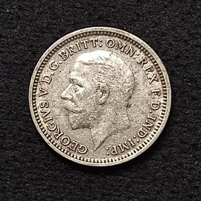 【全场包邮】纯粹捡漏拍457场 - 英国1936年乔治五世3便士银币