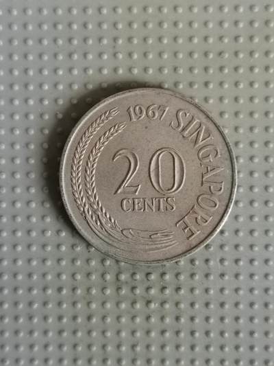 2025年第78场各国散币拍卖（总第78场）寄存超过3个月已拍品陆续发出 - 新加坡1967年20分