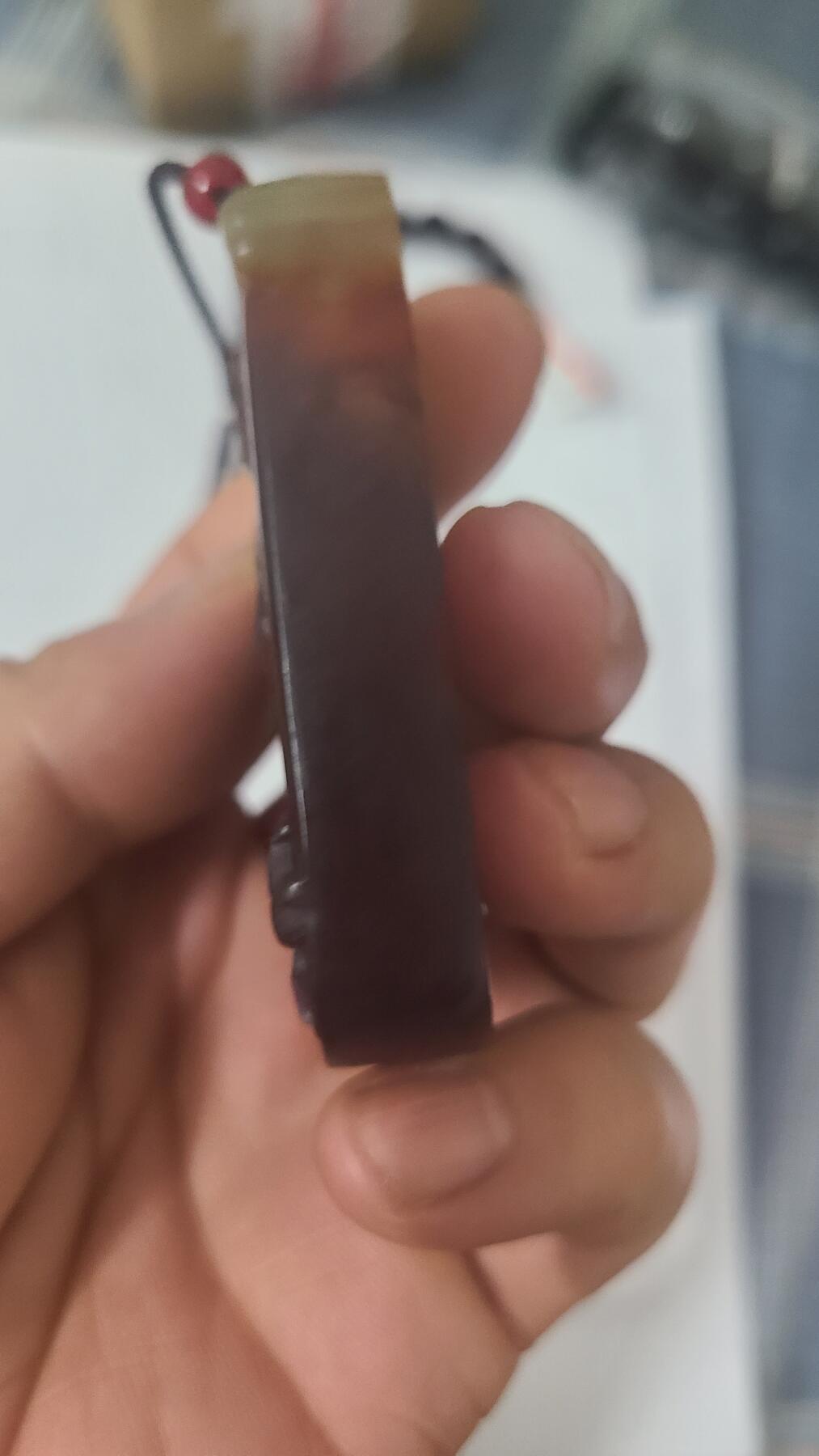 蓬莱岛毒液超七观音菩萨沉香吊坠一个，