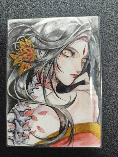 天玑星卡拍第119期《9.4周四截拍》持续收拍收评中 满赠卡需备注 - 【手绘卡】雕星 妖怪志 赤练 手绘卡