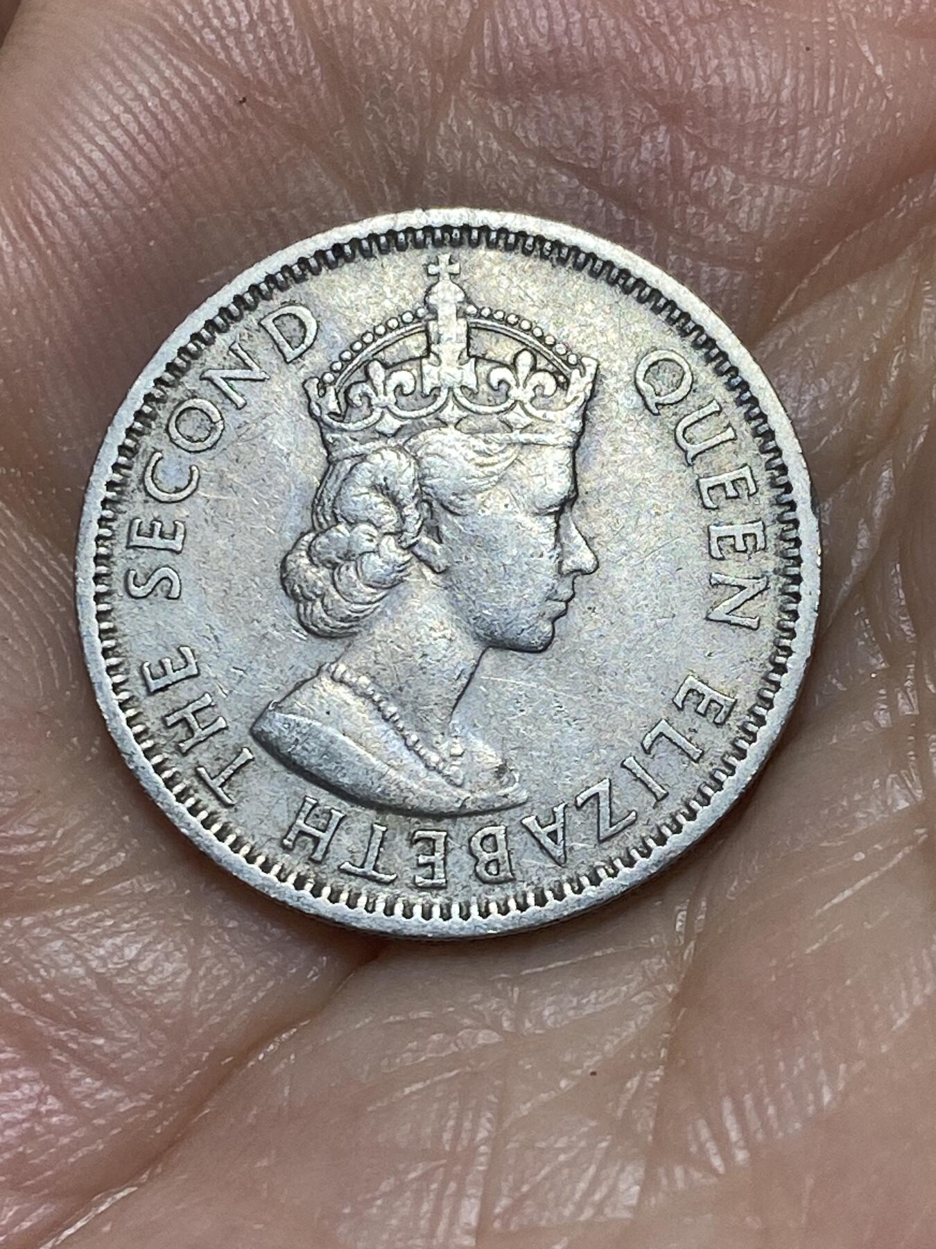 2025年第八十五场(总第一百一十一场）外国好品散币(免佣金) 英属尼日利亚1959年1先令(伊丽莎白二世青年带冠，首发年仅发行3年)