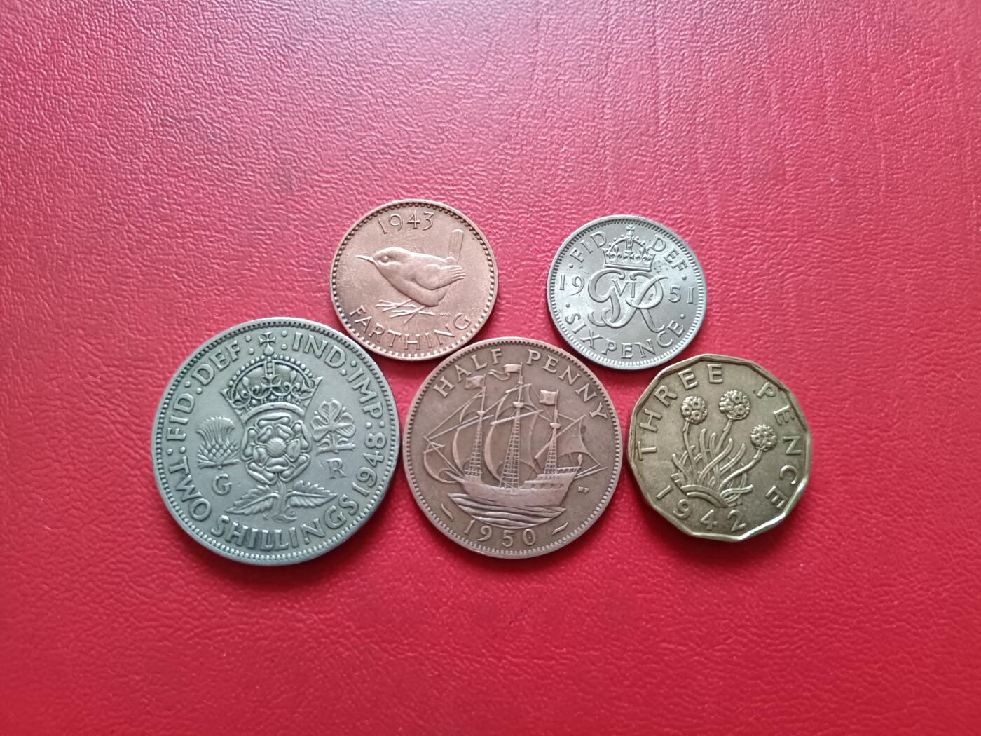 【云涧收藏】第五十九场 英国乔六5枚