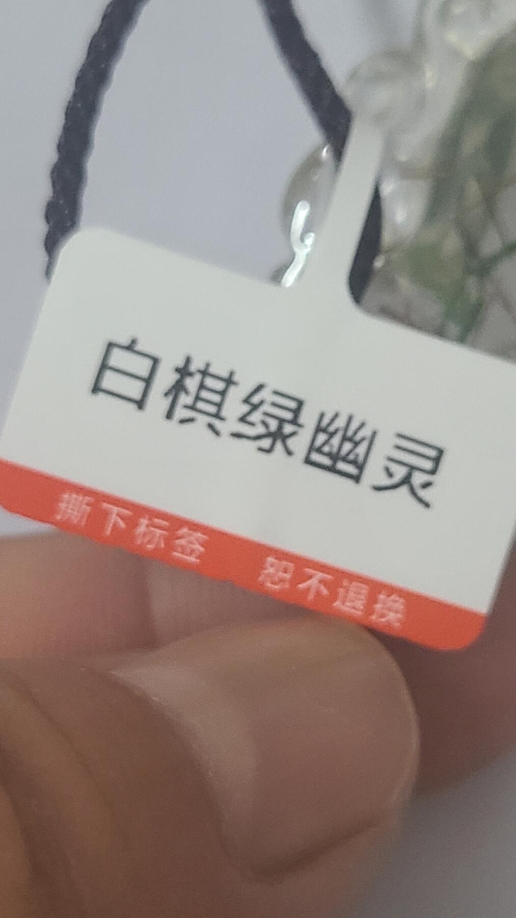 白棋绿幽灵沉香吊坠一个