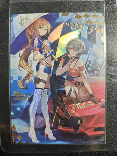 天玑星卡拍第119期《9.4周四截拍》持续收拍收评中 满赠卡需备注 - 【亲签卡】京珞卡牌 崩坏3赛车女郎 彩闪 自制卡