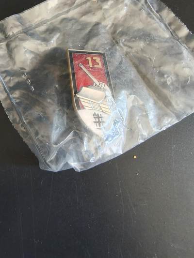 老王徽章第146期 -  法国第13工兵团证章   原袋