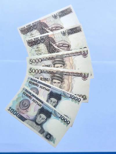 各国外币第92期 无佣金 - 印度尼西亚 6张