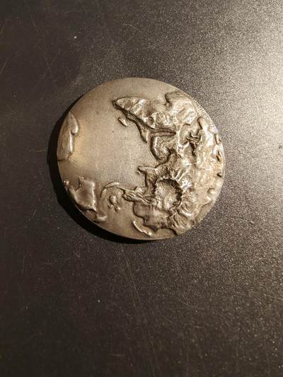 老王徽章第146期 -  美国镀银大铜章   直径38mm   重量25.3g