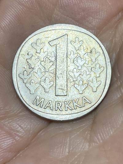 2025年第八十五场(总第一百一十一场）外国好品散币(免佣金) - 芬兰🇫🇮1972年1马克(S标)