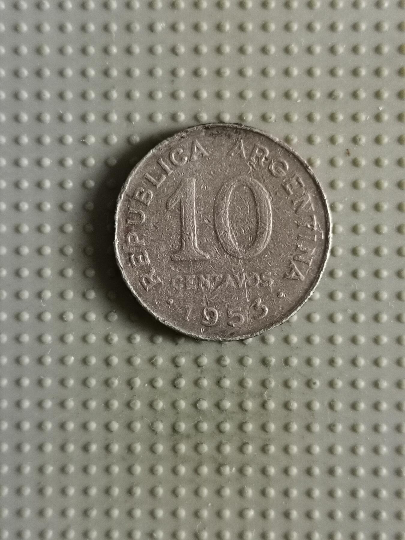 2025年第79场各国散币拍卖（总第79场） 阿根廷1953年10分
