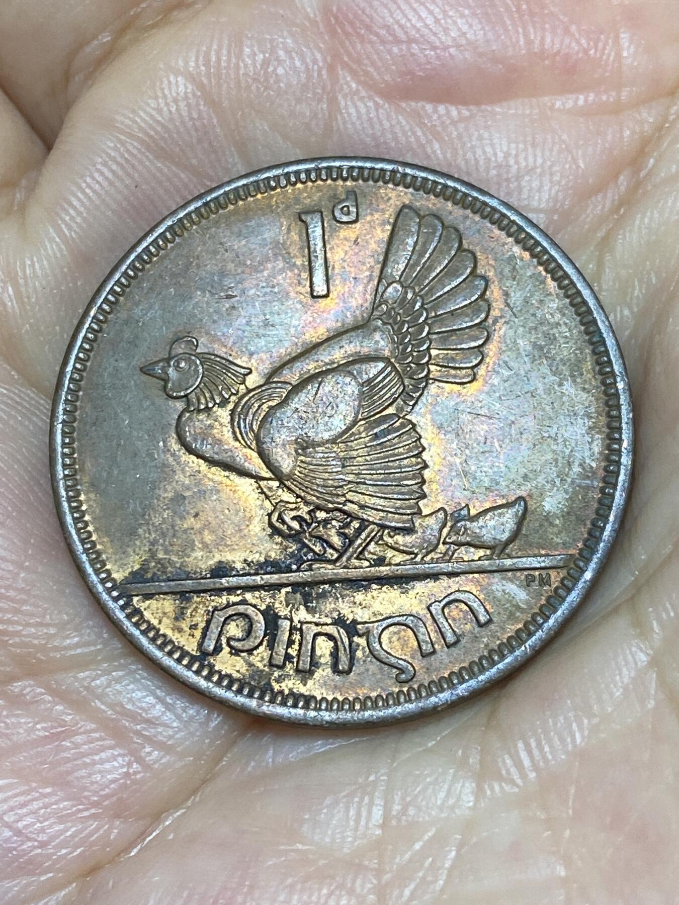 2025年第八十五场(总第一百一十一场）外国好品散币(免佣金) 好品少年–爱尔兰🇮🇪1943年1便士(共和国时期，第一套)