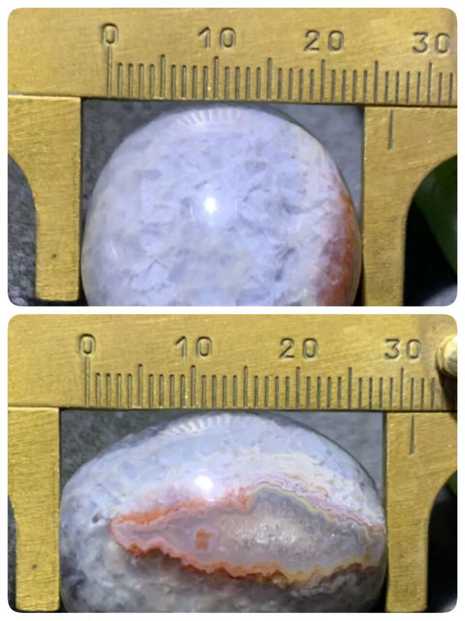 精美冻料满冰花纹糖心料象形一线天战国红玛瑙大桶珠一颗