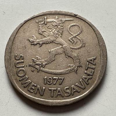 🌹外币初藏🌹🐯2025年第97场  每周二四六晚8️⃣点 接代拍 - 芬兰1977年一马克