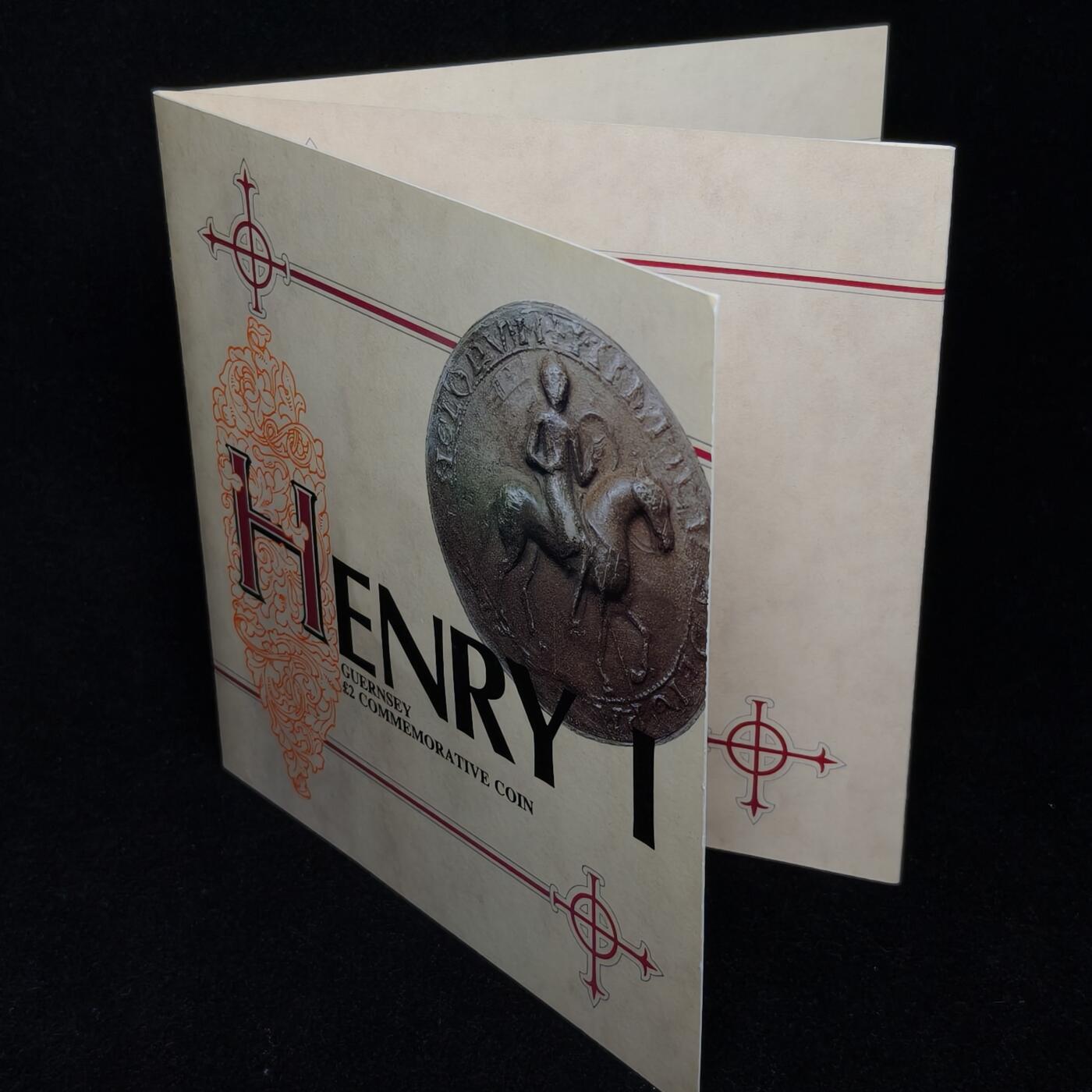 【铜匠收藏】★第125加场★精品币章场，200包邮，不满200.支付运费5元。《接受代拍 代送NGC评级》 根西 1989年 亨利一世 2镑纪念币