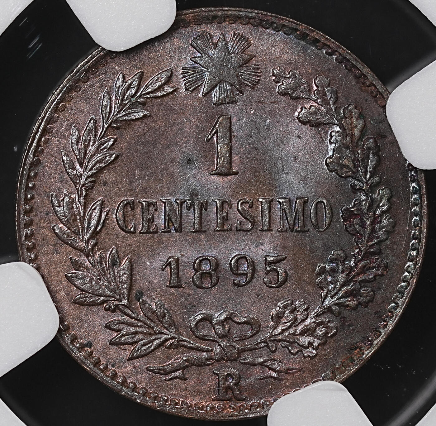 修遠堂世界钱币第八十三期 NGC MS64BN 1895年意大利1分铜币