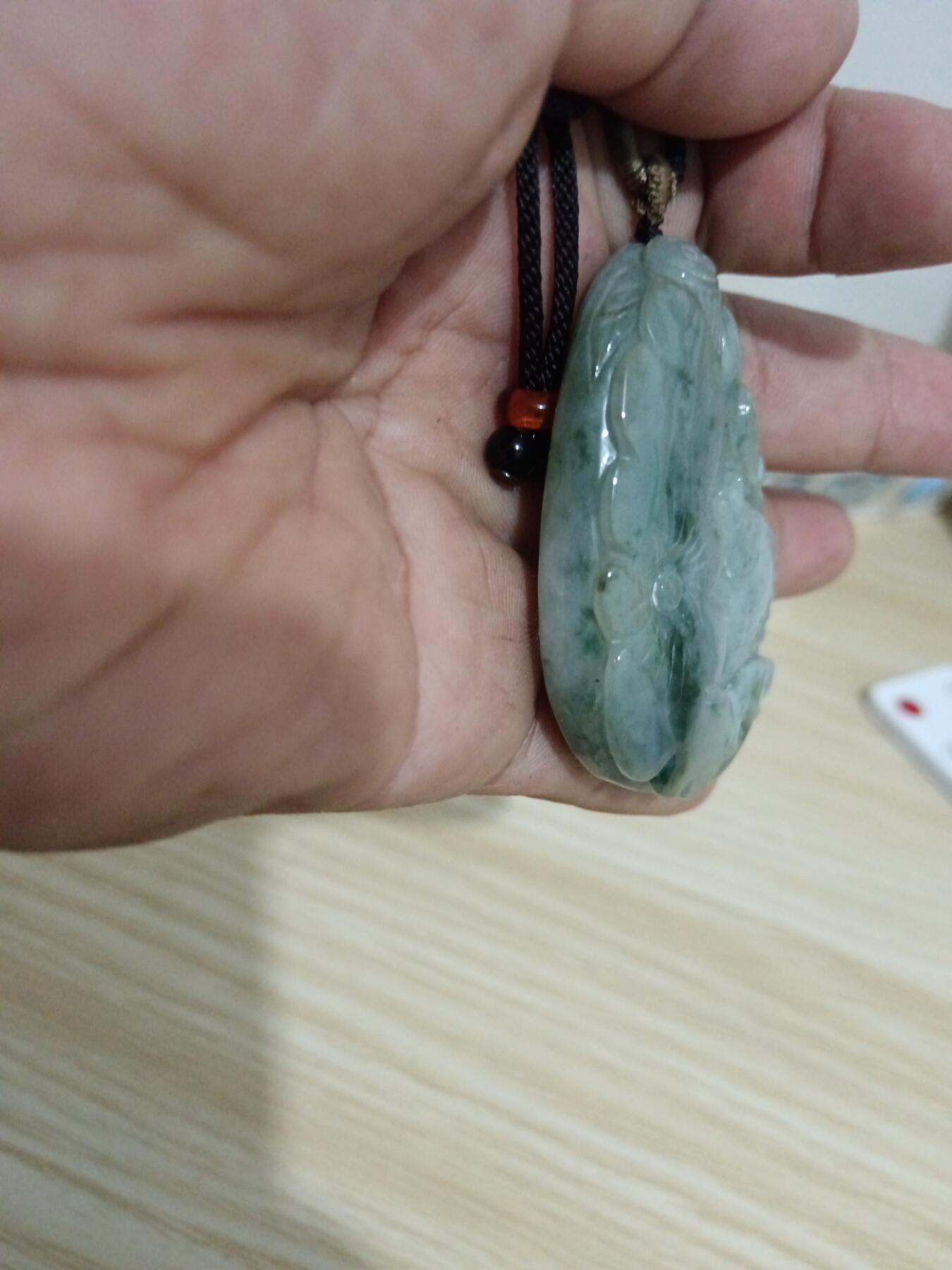 刻花缅甸A货翡翠
