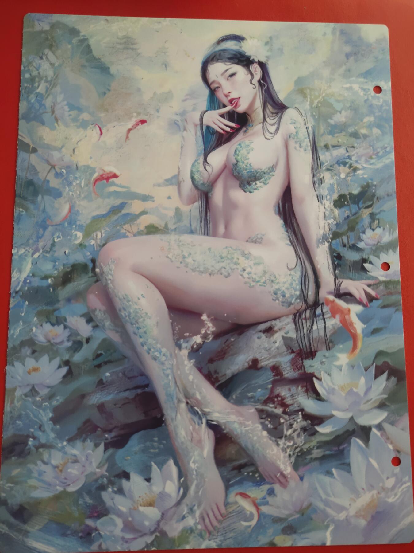 清风卡拍第十期(燎原卡牌为主，9月7日结拍) 妖姬传九宫卡册挡板一张(小青)