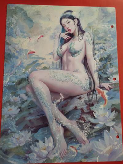 清风卡拍第十期(燎原卡牌为主，9月7日结拍) - 妖姬传九宫卡册挡板一张(小青)