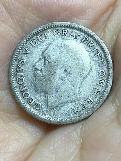 2025年第八十六场(总第一百一十二场）外国好品散币(免佣金) 英国🇬🇧1927年6便士银币(乔治五世第四版，关门年仅发行2年，500银)