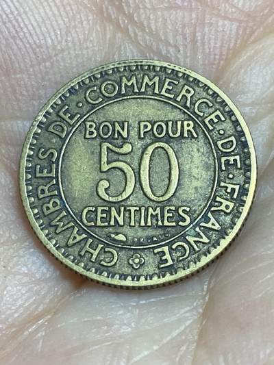 2025年第八十六场(总第一百一十二场）外国好品散币(免佣金) - 法国🇫🇷1922年50生丁(商业之神墨丘利坐像)