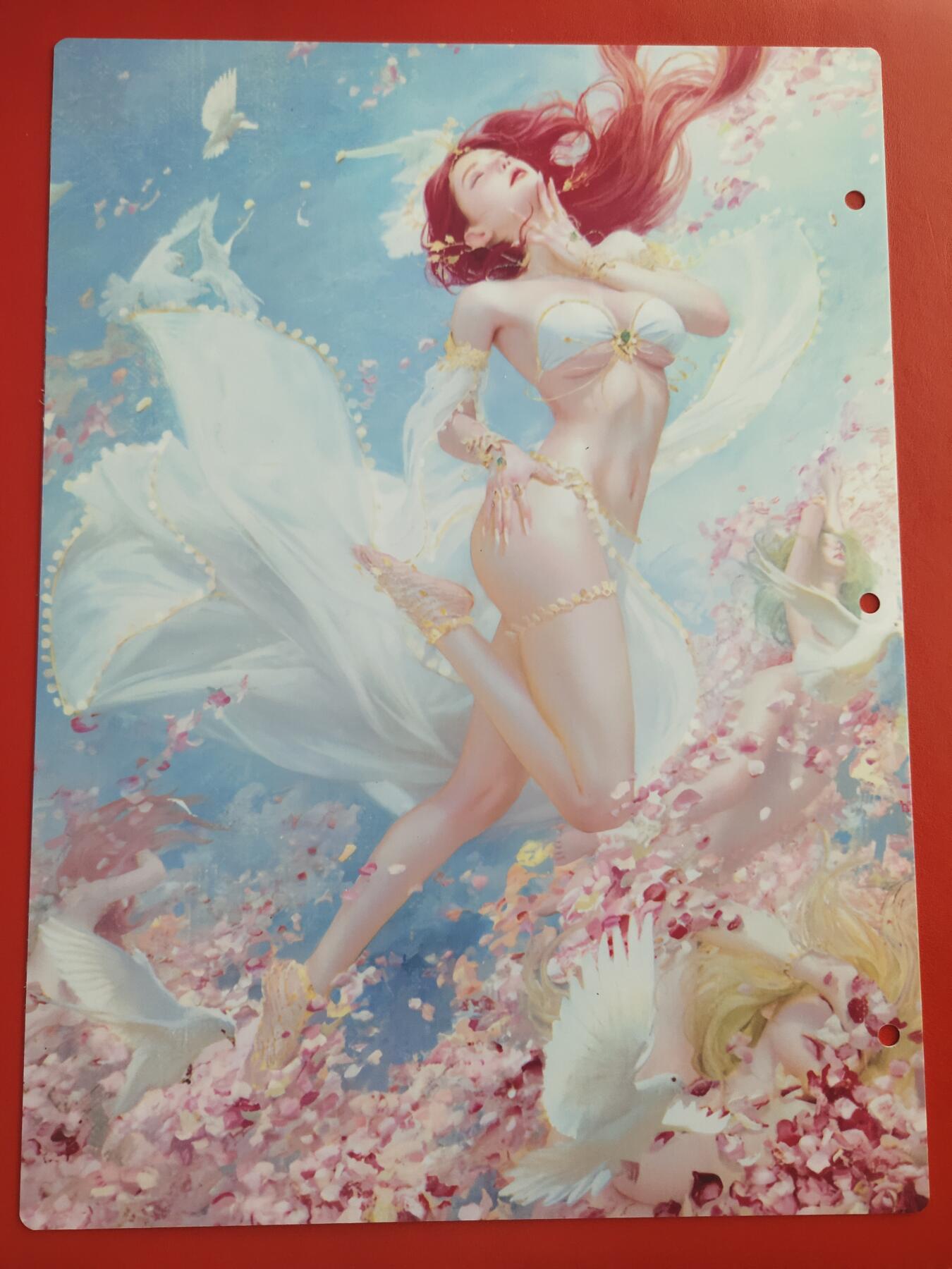 清风卡拍第十期(燎原卡牌为主，9月7日结拍) 妖姬传九宫卡册挡板一张(花妖)