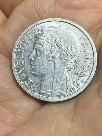 2025年第八十六场(总第一百一十二场）外国好品散币(免佣金) 法国🇫🇷1949年2法郎(B标，博蒙莱罗热造)