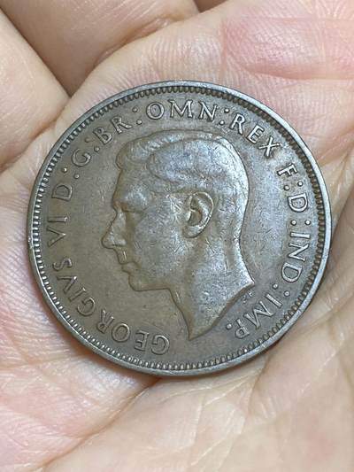 2025年第八十六场(总第一百一十二场）外国好品散币(免佣金) 英国🇬🇧1948年1便士(乔治六世第一版)