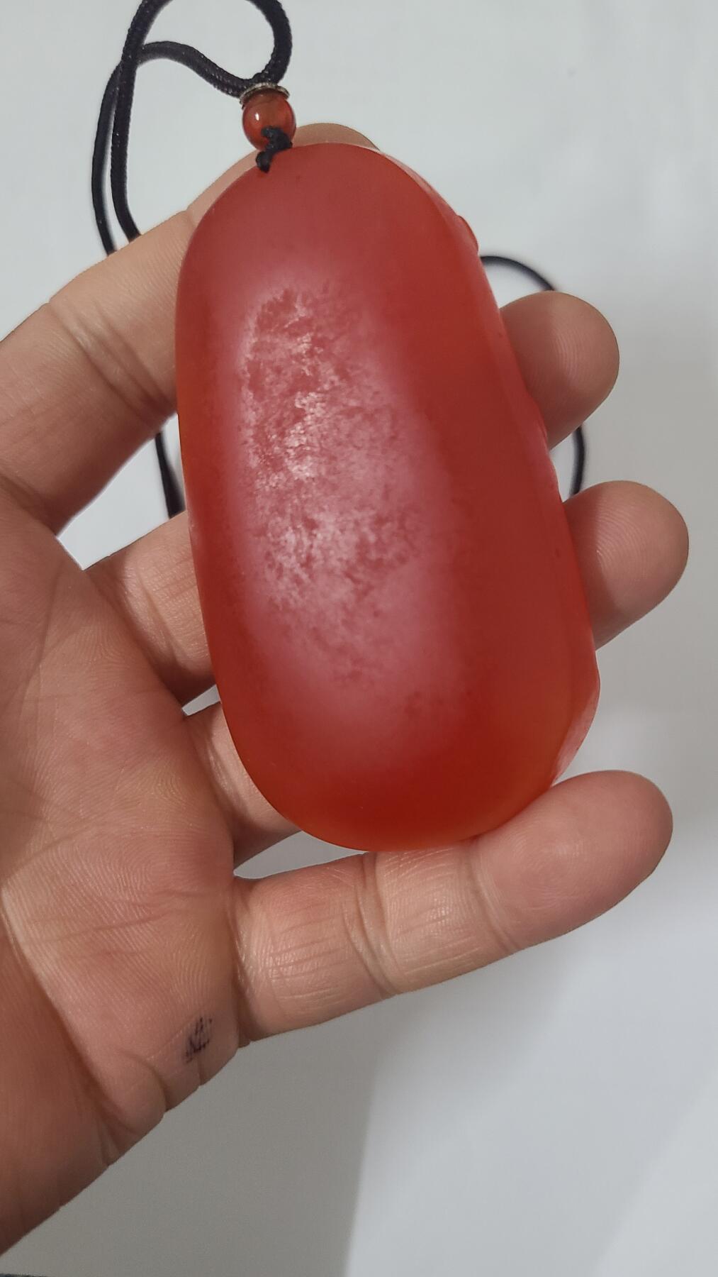 富森红土寄生虫蚁漏飞马沉香吊坠保真沉香