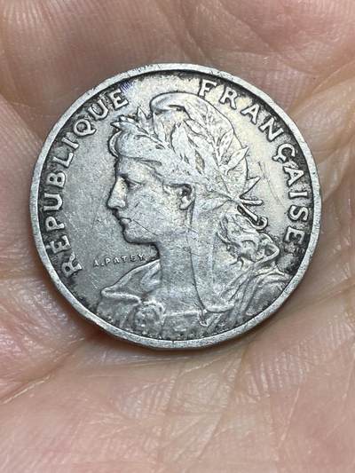 2025年第八十六场(总第一百一十二场）外国好品散币(免佣金) 币面有焊–法国🇫🇷1904年25分(第二版，首发年仅发行2年)
