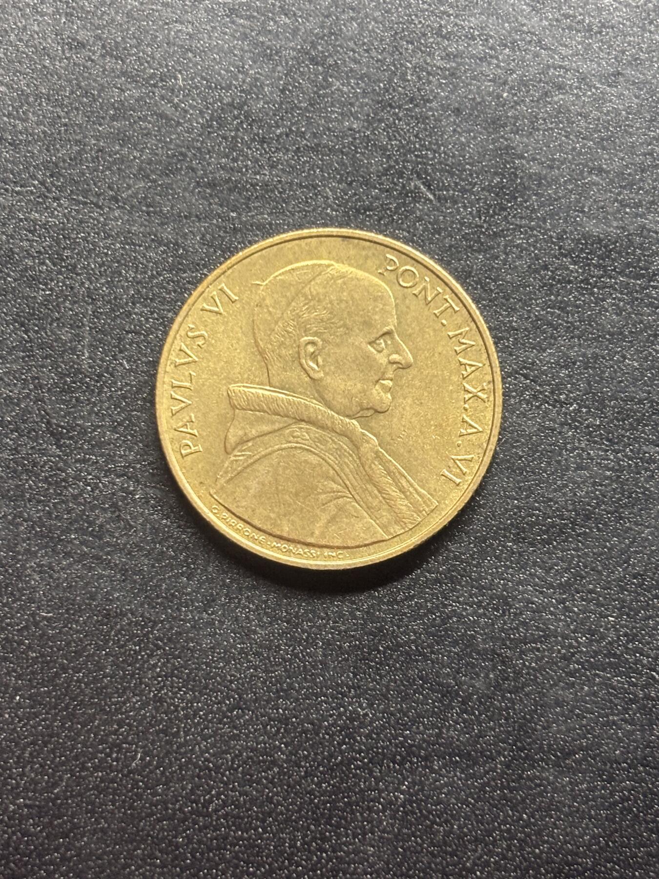 邮泉阁限时拍卖第二十三场 各国硬币专场（硬币在国外） 梵蒂冈1968年20里拉