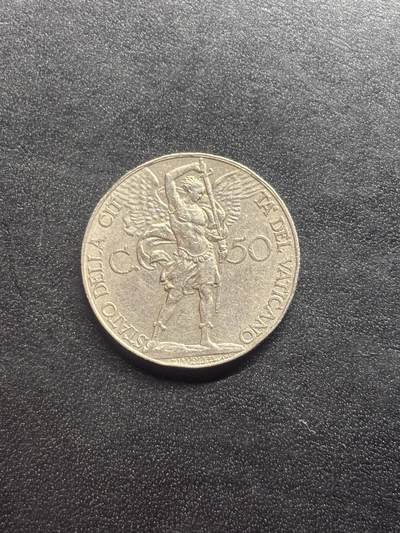 邮泉阁限时拍卖第二十三场 各国硬币专场（硬币在国外） - 梵蒂冈1934年50分