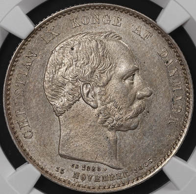 修遠堂世界钱币第八十三期 - NGC MS62 1888年丹麦国王登基25周年纪念2克朗银币