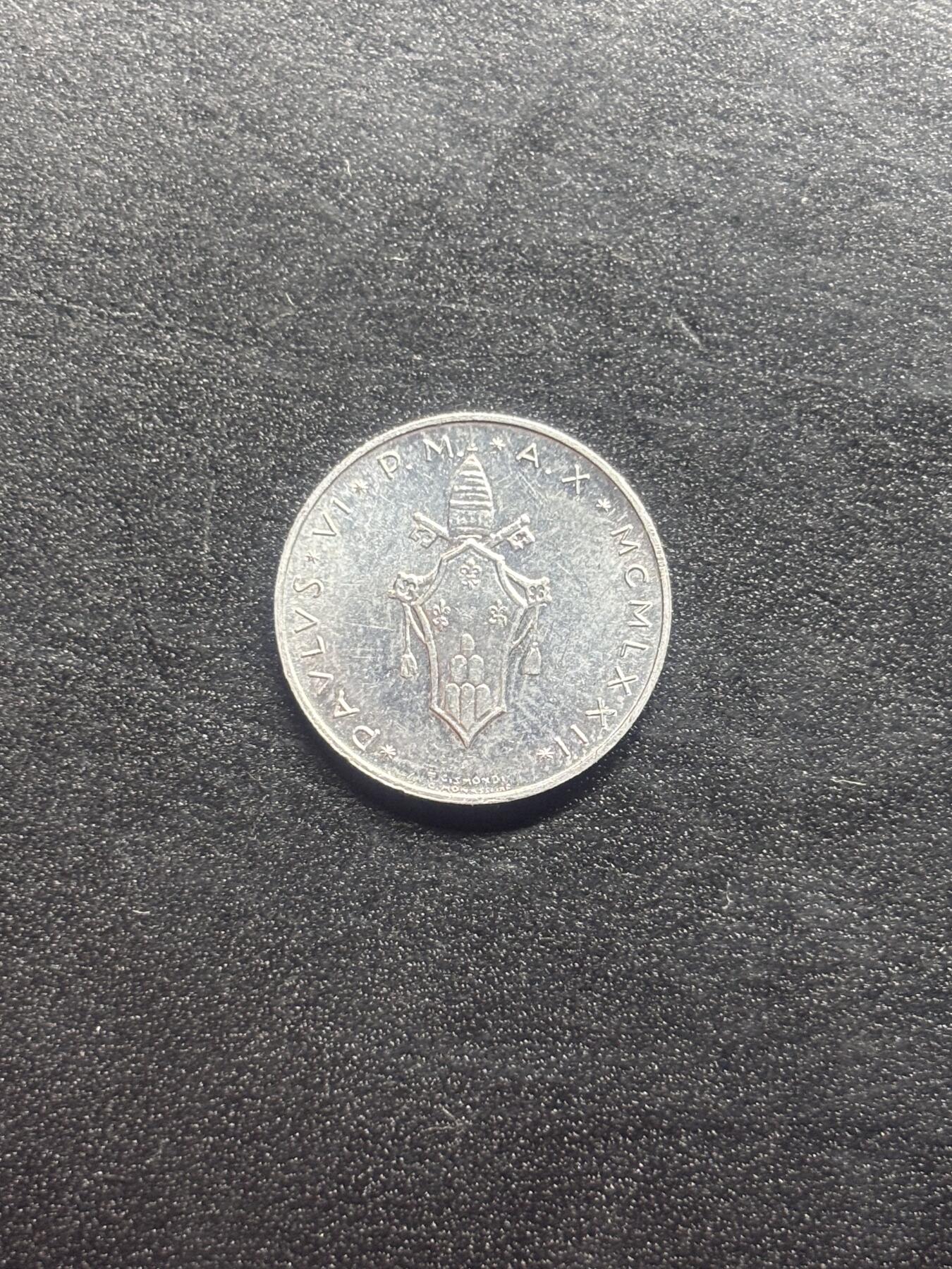 邮泉阁限时拍卖第二十三场 各国硬币专场（硬币在国外） 梵蒂冈1972年1里拉