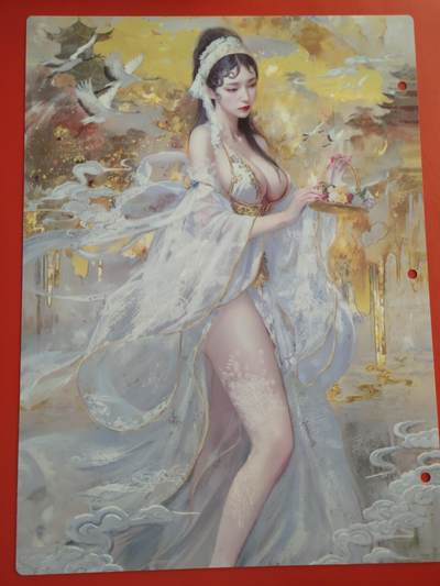 清风卡拍第十期(燎原卡牌为主，9月7日结拍) - 妖姬传九宫卡册挡板一张(白素贞)