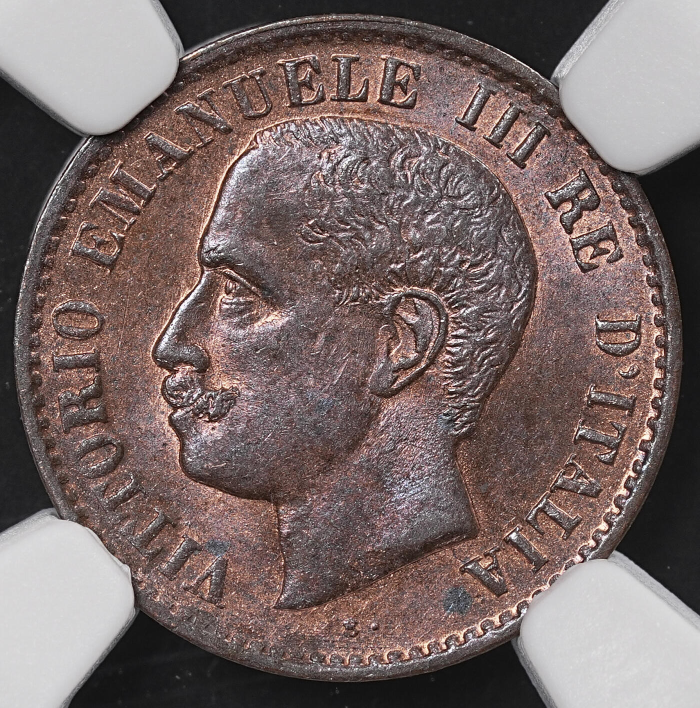 修遠堂世界钱币第八十三期 NGC MS64RB 1904年意大利1分铜币