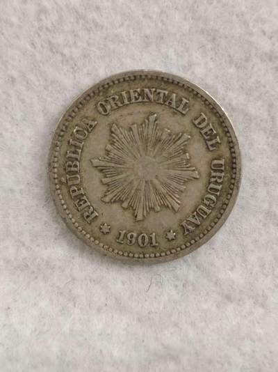 G&W世界散币，银币处理专场（第28场） - 乌拉圭1901年5分