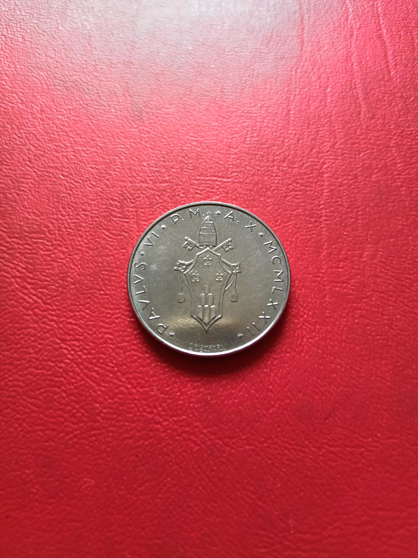 【云涧收藏】第五十九场 梵帝冈1972年50里拉，UNC
