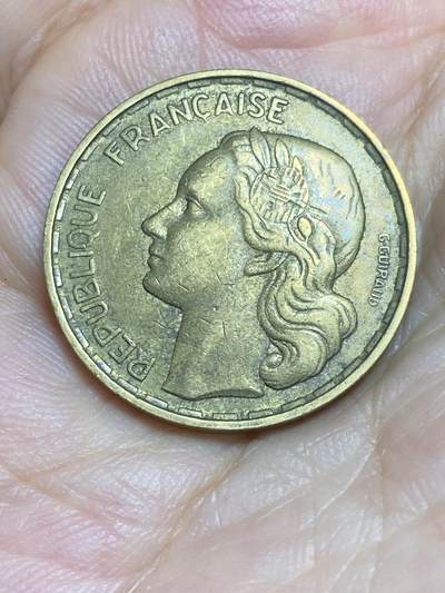 2025年第八十六场(总第一百一十二场）外国好品散币(免佣金) 法国🇫🇷1953年50法郎(B标，博蒙莱罗热造)