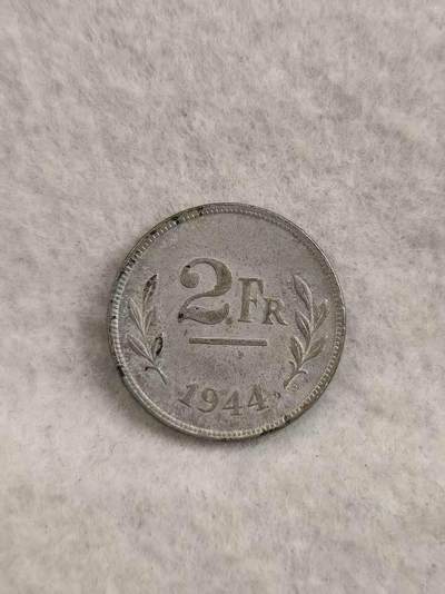 G&W世界散币，银币处理专场（第28场） - 德占比利时1944年2法郎