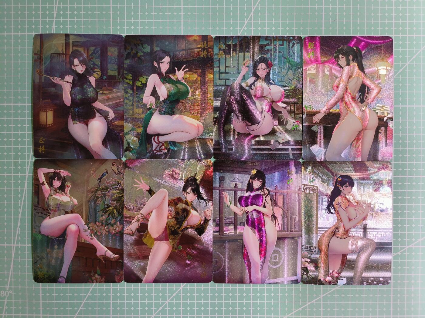 C先生卡牌 第11期 人间传亲签·西游姬亲签·乾坤未定亲签·轩辕春秋亲签·武韵红颜亲签(持续收拍品中...) 【粗闪】燎原×玲姐《千门八将》小套卡8张