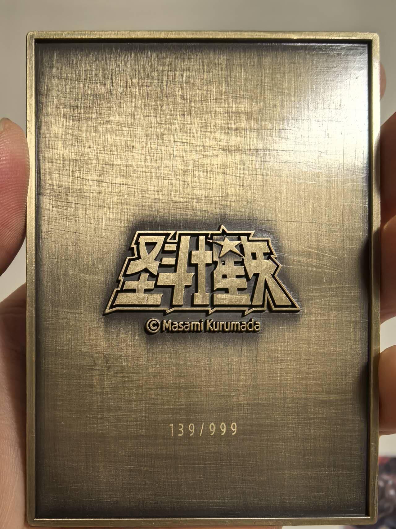 丫丫卡拍第4.5期特别加场（周三20：00截止） 【阿里鱼正版圣斗士】铜质浮雕卡 H-UTR-003 仙女座瞬