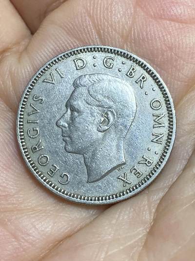 2025年第八十六场(总第一百一十二场）外国好品散币(免佣金) 英国🇬🇧1950年1先令(乔治六世第三版，英格兰站狮版)
