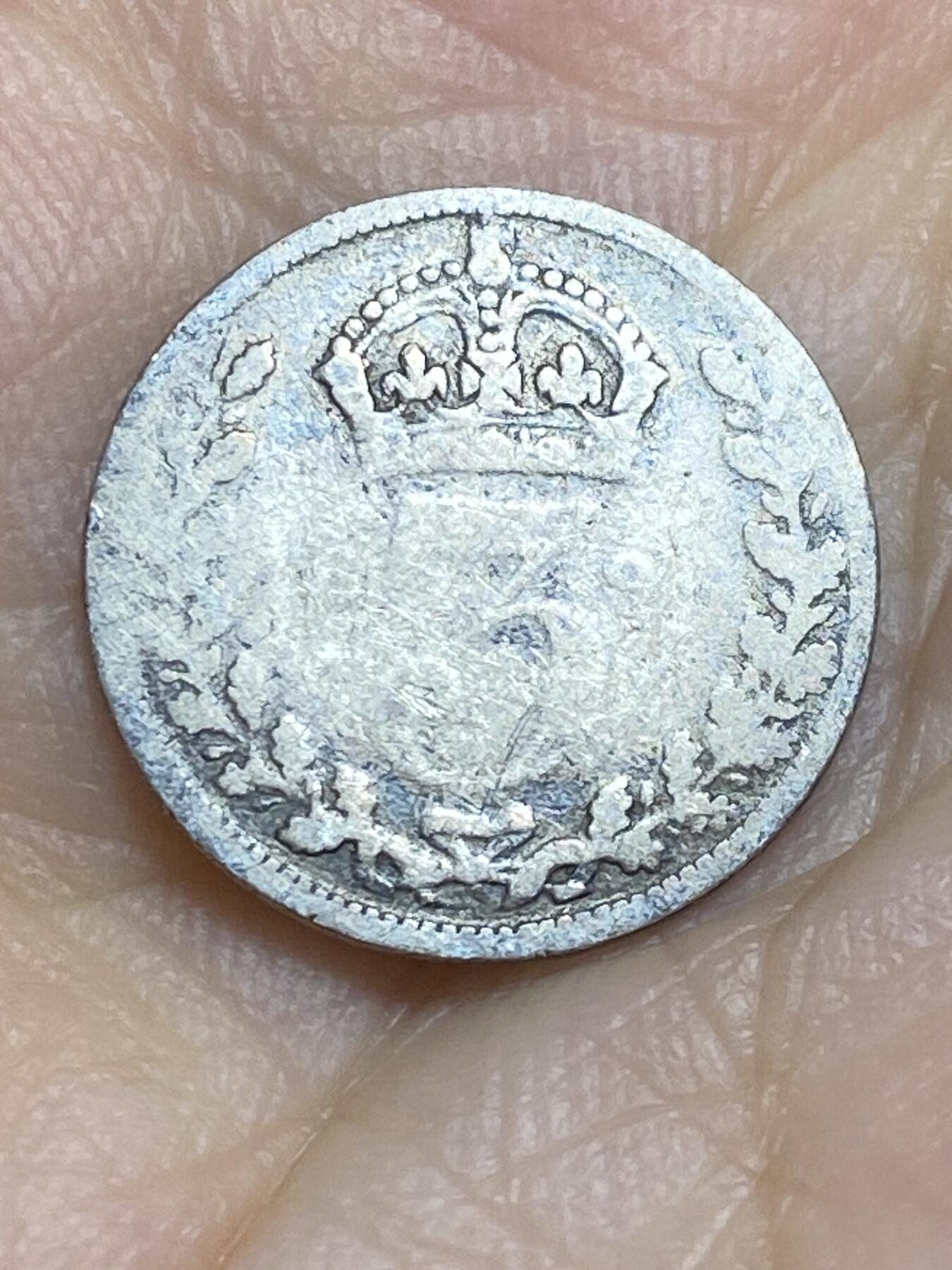 2025年第八十六场(总第一百一十二场）外国好品散币(免佣金) 英国🇬🇧1894年3便士银币(维多利亚女王老年披纱，925高银)